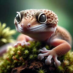 Geckos in their natural habitat live in tropical forests