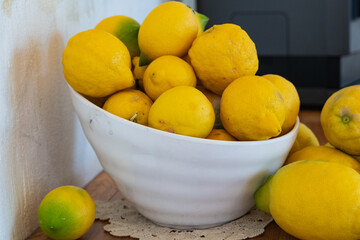 Lemons and Oranges in the Summer Season Photo, Datca Mugla, Turkiye (Turkey)