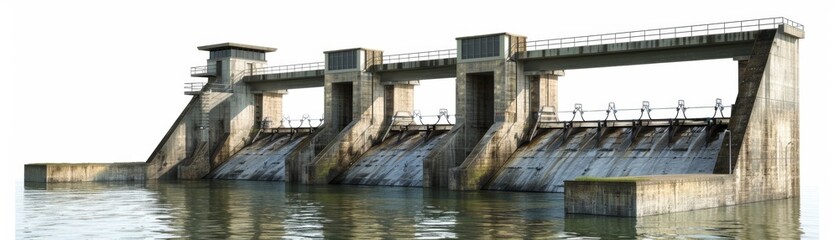 Playful Child Flying a Kite in the Rain - Whimsical and Joyful Scene with Primary Colors on White Background