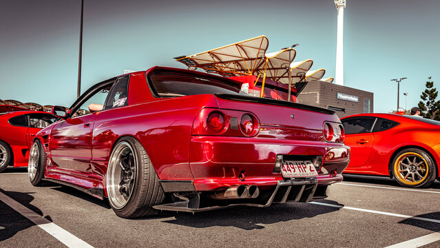Gold Coast, QLD, Australia - Jul 21, 2024: Nissan GTR R32 car