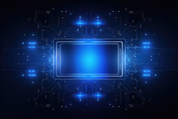Obraz premium generated illustration of abstract network digital technology background.