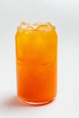 fresh lemonade on the white