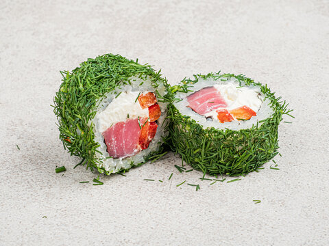tasty sushi on the table