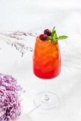 tasty cocktail on the table