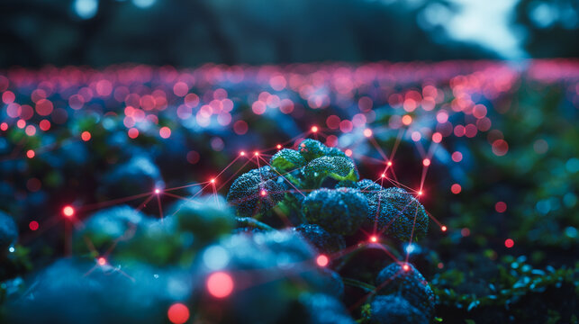 Visualize financial growth with a creative 3D rendered forex candlestick chart against a blue grid wallpaper for stock market themes. - Powered by Adobe