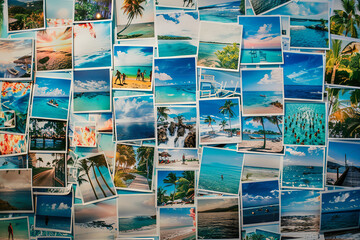 Collection of photo's with travel destinations from all over the world. Collection of instant photo memories.