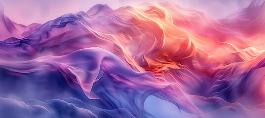 Fototapeta premium Abstract Serenity in Soft Gradients