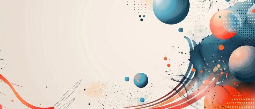 A sophisticated digital banner showcasing a flat illustration design with a premium background in subtle gradients and geometric patterns, perfect for contemporary formal invitations in a business