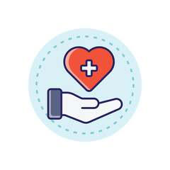 Healthcare Access vector icon