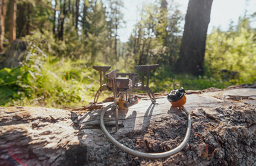 Portable Propane Camping Ultralight Steel Backpacking Stove 