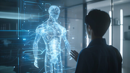 Artificial intelligence and people talking