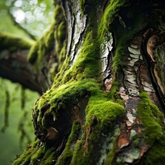 Moss on tree