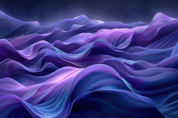 Obraz premium Fluid Shapes in Dark Color Palette