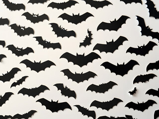 halloween seamless pattern with bats,halloween background with halloween pumpkin,set of funny halloween cats,cartoon set of halloween pumpkins