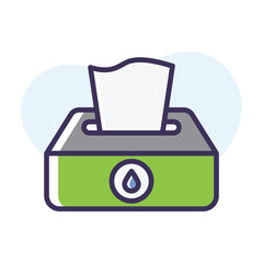 Napkin vector icon
