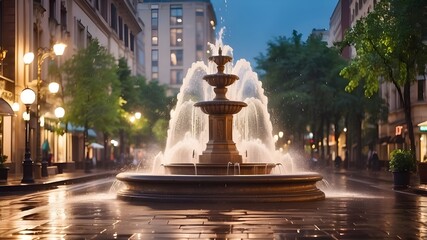 fountain in the park