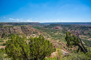 An overlooking view of nature in Amarillo, Texas