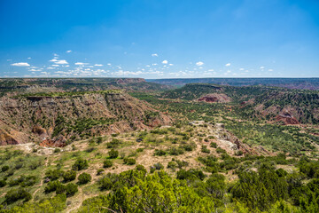 An overlooking view of nature in Amarillo, Texas