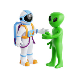 Astronaut Handshake