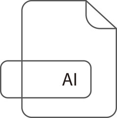 AI file types folder extension designs 