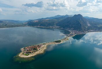 Lake Egirdir of Turkey is situated in the Isparta province. It is also known as the 'seven colored...