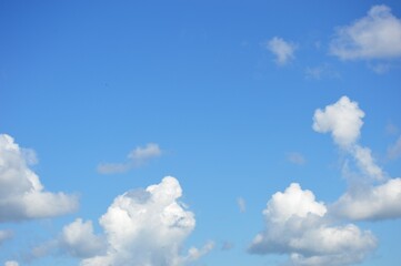 blue sky with clouds