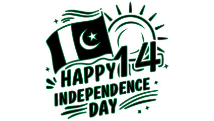 14 August Independence day with splash of green