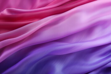 Obraz premium Elegant background with luxurious draping in purple silk and delicate pink chiffon