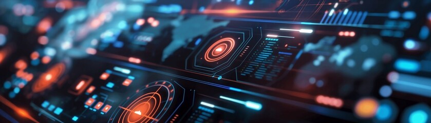 Obraz premium A visually appealing digital interface.