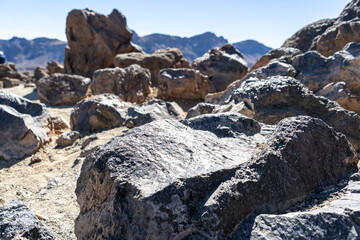 Lava Fields, Pumice Volcano Stones Texture, Volcanic Pumice Pattern, Pieces of Lava, Basalt Extrusive Igneous Rock