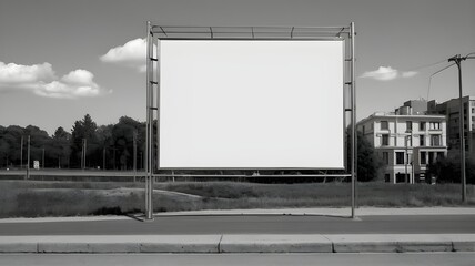 Obraz premium blank billboard on the street