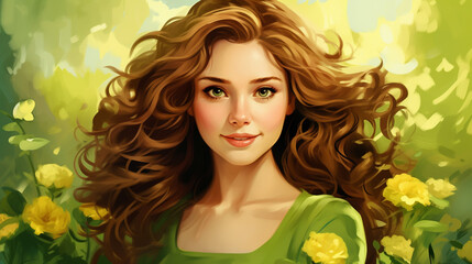A nature goddess of spring