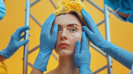 Obraz premium The Art of Reinventing the Face: Learn about the charms and challenges of facial care and plastic beauty with a professional