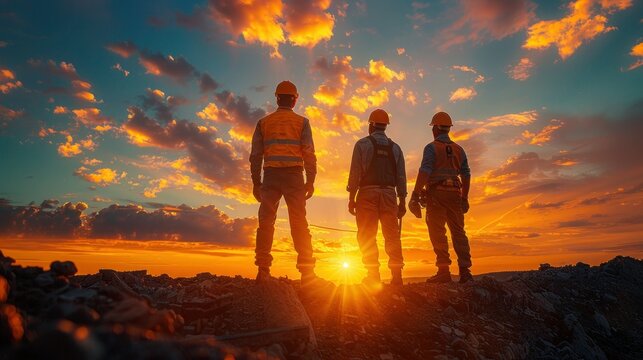 Hardworking Americans Celebrating Labor Day Together