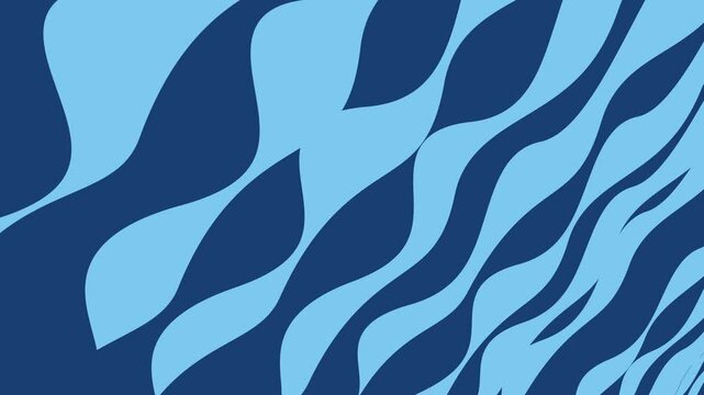 Seamless wave pattern video graphics