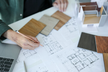 Architecture interior Asianman Creative project plan designer home and Choose interior materials ...