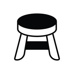 Stool vector icon