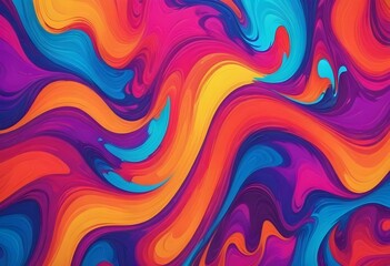 Obraz premium abstract vibrant colorful fluid background design