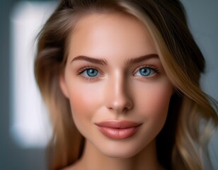 Fototapeta premium High-Resolution Portrait person : Realistic Skin Texture & Natural Light Photography