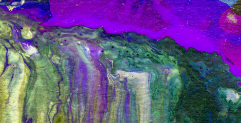 Ink Symphony: Embracing the Mystical Aura of Liquid Art in Oil
