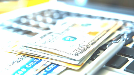 Fototapeta premium Monitor your bank statements and credit reports regularly.