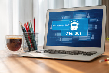 Chatbot software application for modish online business that automatically reply to customer questions