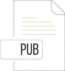 PUB   icon black dashed outline v1