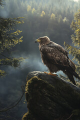 Fototapeta premium bald eagle in the zoo