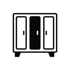 Wardrobe vector icon
