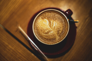 beautiful cafes in Saigon providing a relaxing space right,hands holding coffee cup, Close-up of hand holding coffee cup.You should drink smoothies