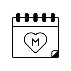 Calendar vector icon