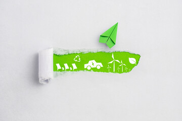 Corporate Social Responsibility (CSR), eco-friendly business and environmental concepts.