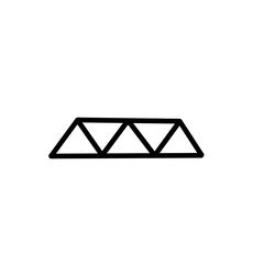 Roof truss icon