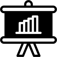 Analysis, presentation, company, meeting Icon